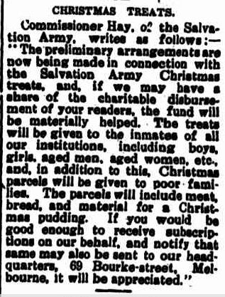 CHRISTMAS TREATS. (1920, December 9). Portland Guardian (Vic. : 1876 - 1953), p. 2 Edition: EVENING.. Retrieved December 12, 2012, from http://nla.gov.au/nla.news-article64022893