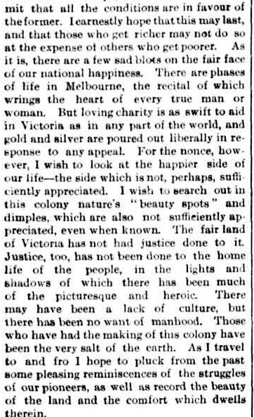 PICTURESQUE VICTORIA. (1884, July 19). The Argus (Melbourne, Vic. : 1848 - 1957), p. 4. Retrieved August 9, 2013, from http://nla.gov.au/nla.news-article6053606